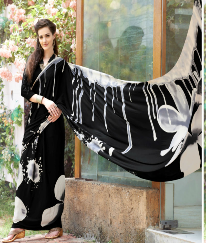Italia Silk Pure Crape Silk Angelic Designer Sarees