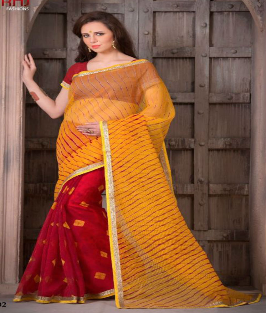 Dulhaniya Pure Poly Cotton Saree