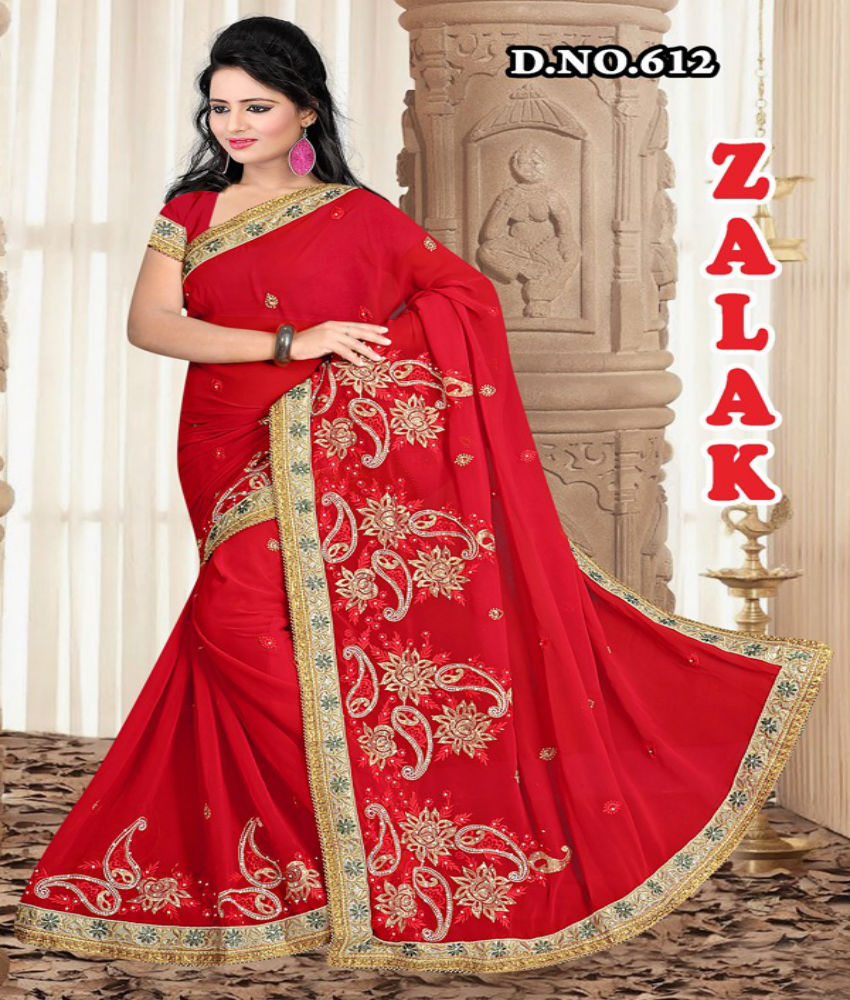 Zalak Exquisite Georgette Saree
