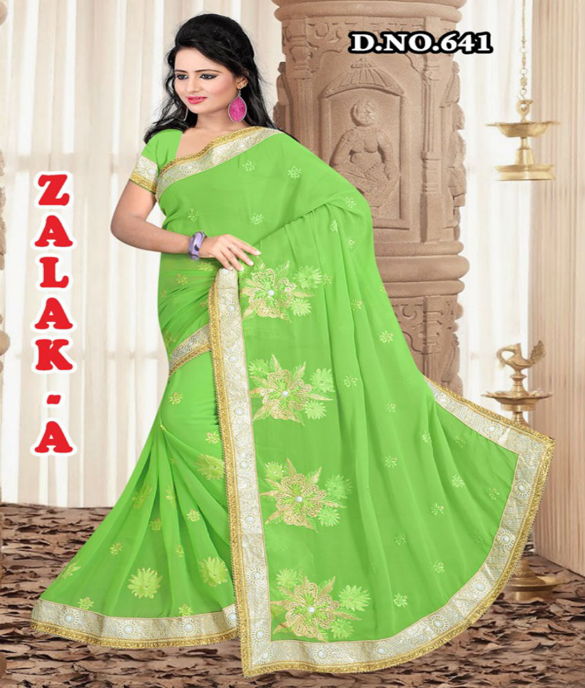 Zalak Exquisite Georgette Saree