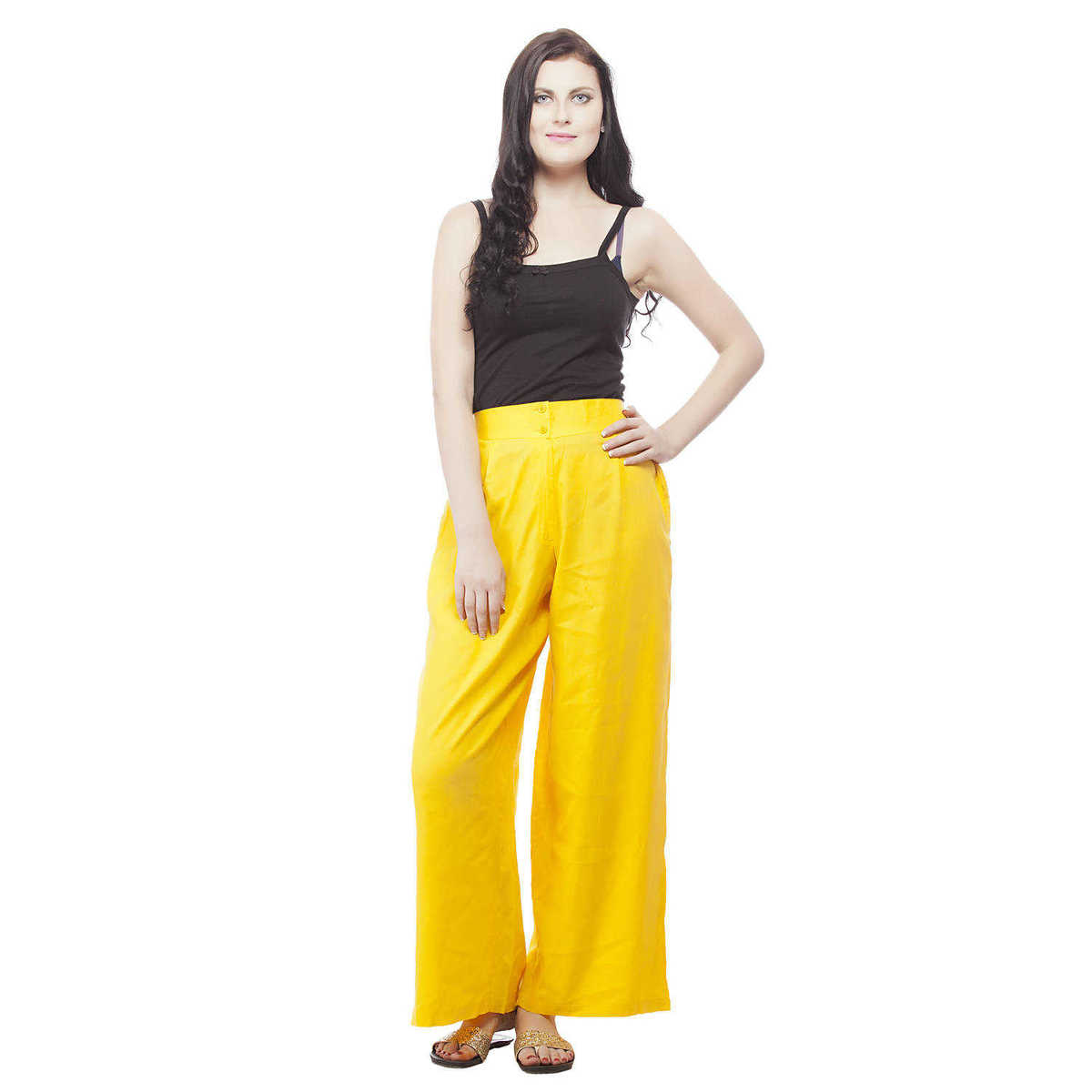 Women  Rayon Solid Palazzo