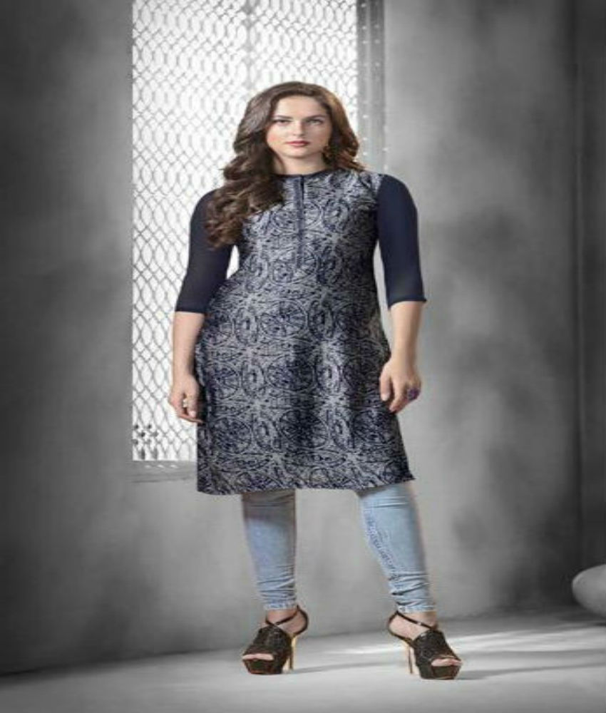 Dark Fantasy Georgette designer kurti