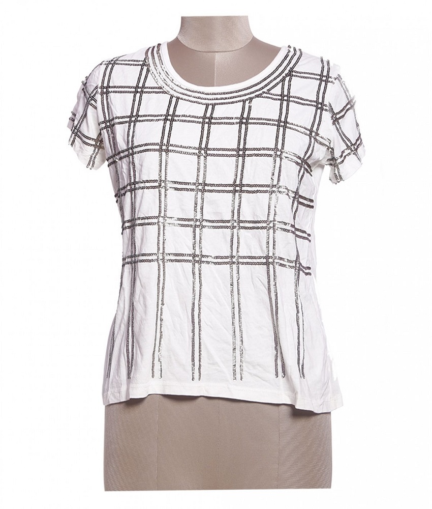 Ganpatai  Sequin Half  Sleeves Top