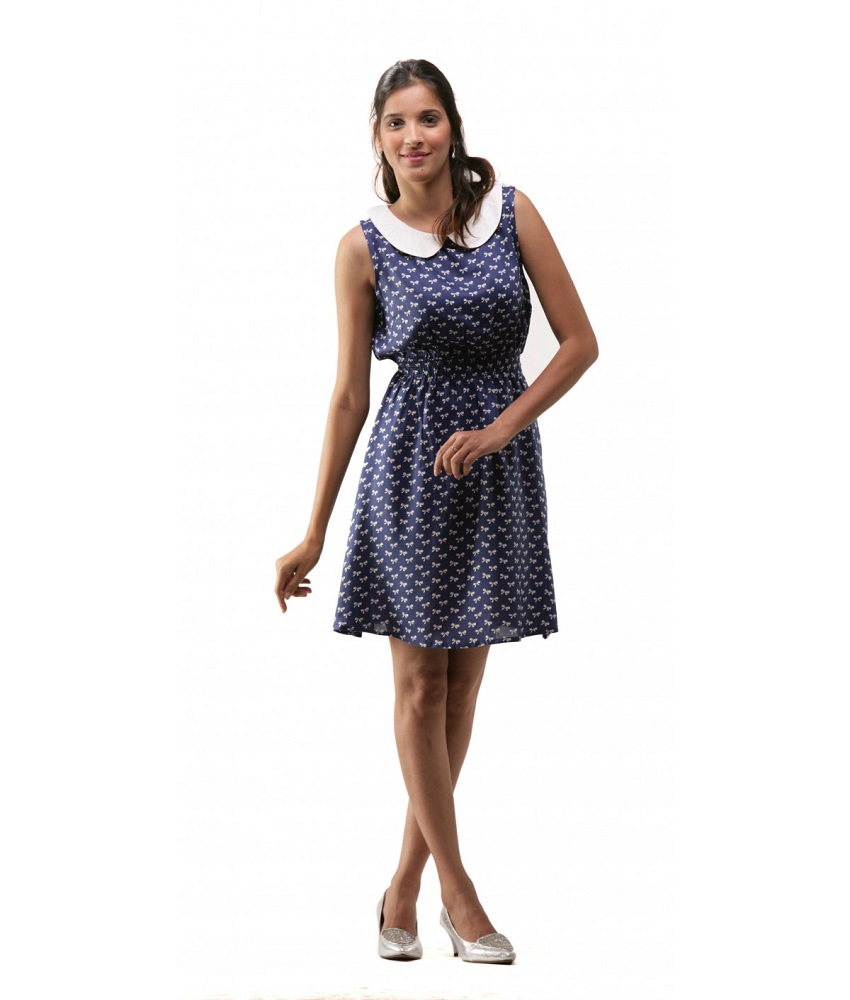 Baba  Printed  Rayon Dress