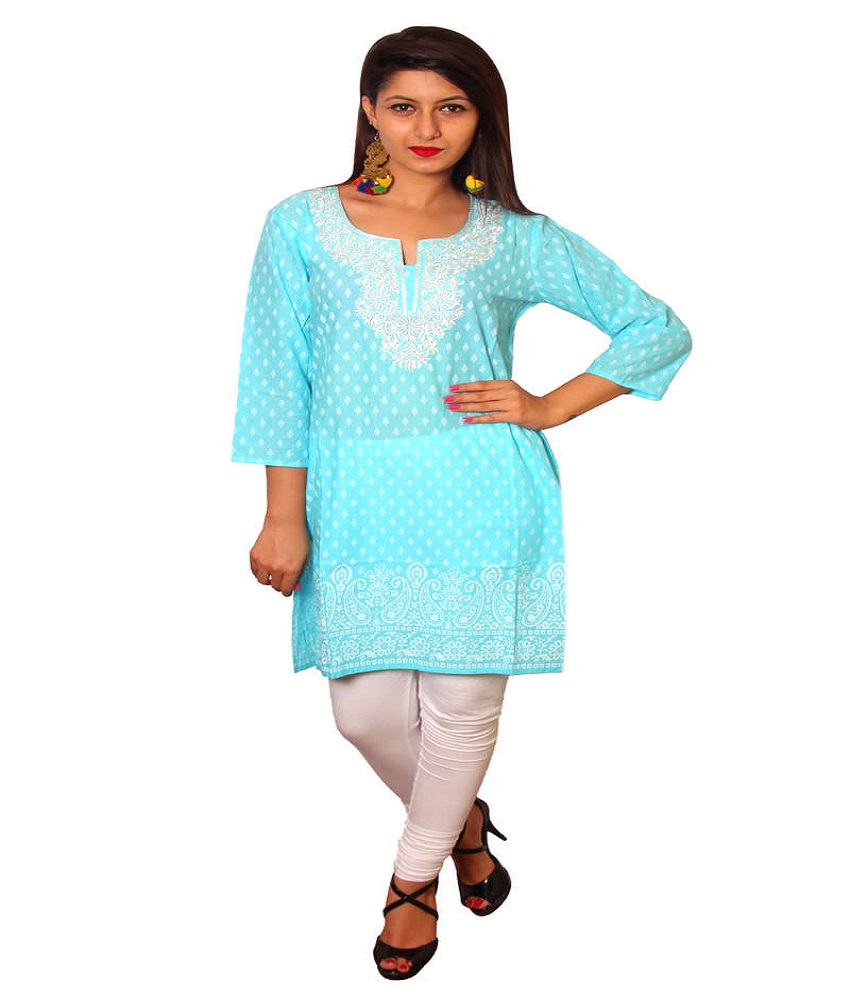 Cotton Straight Plain Kurti