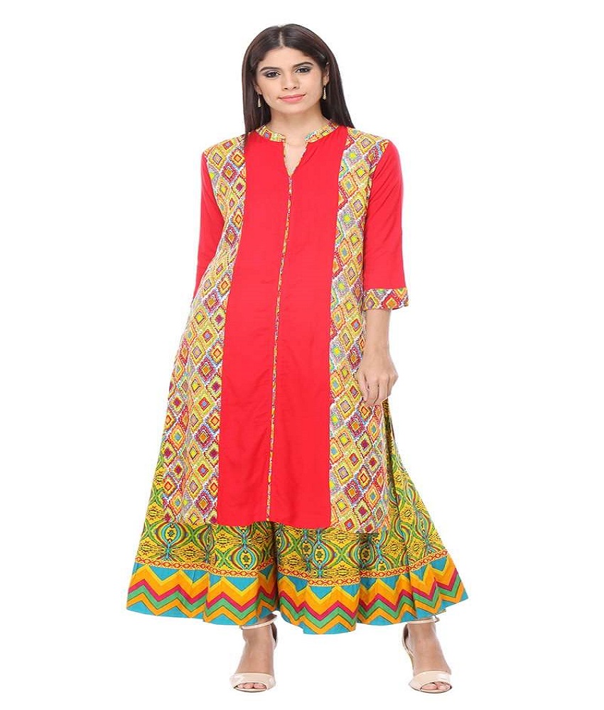 Rayon Straight Style Kurti 