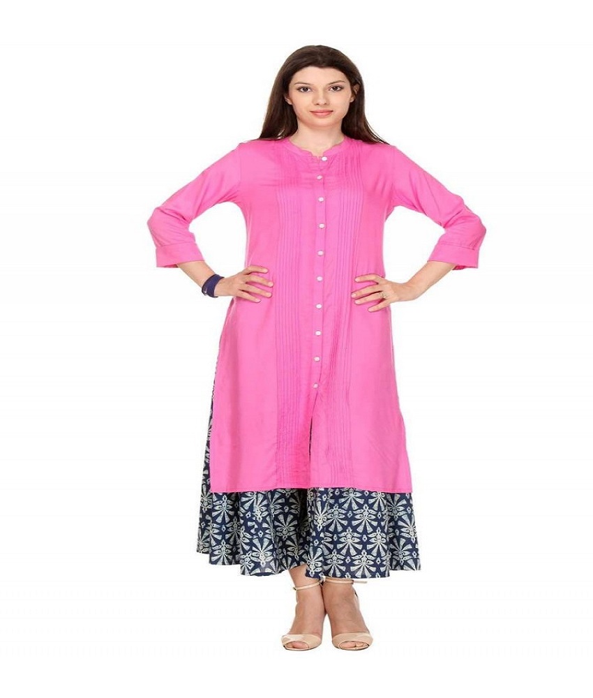 Rayon Straight Style Kurti 
