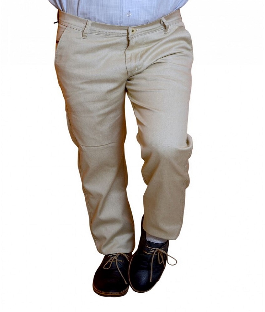 Cotton Mix  Men'S  White  Jeans