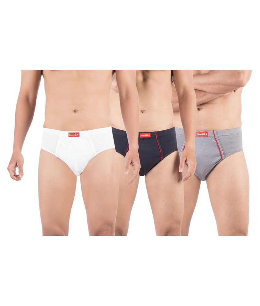 Frenchie Plus Brief Colour Black