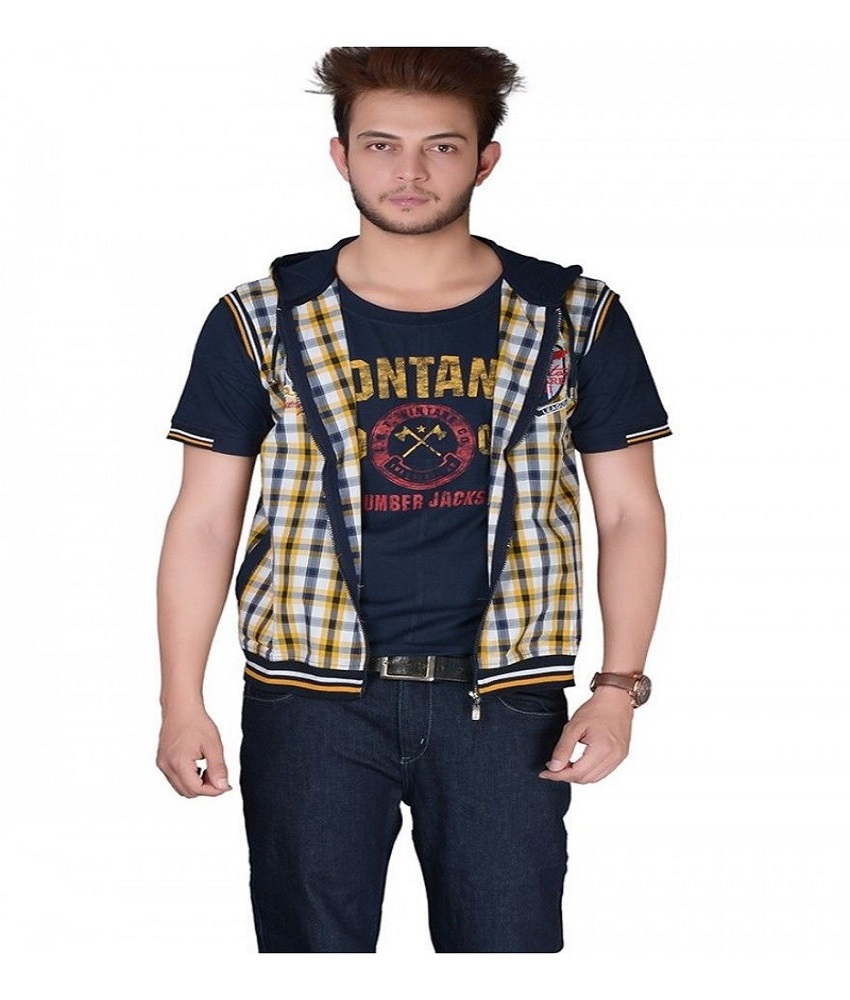 Cotton Half Sleeve Men'S T-Shir