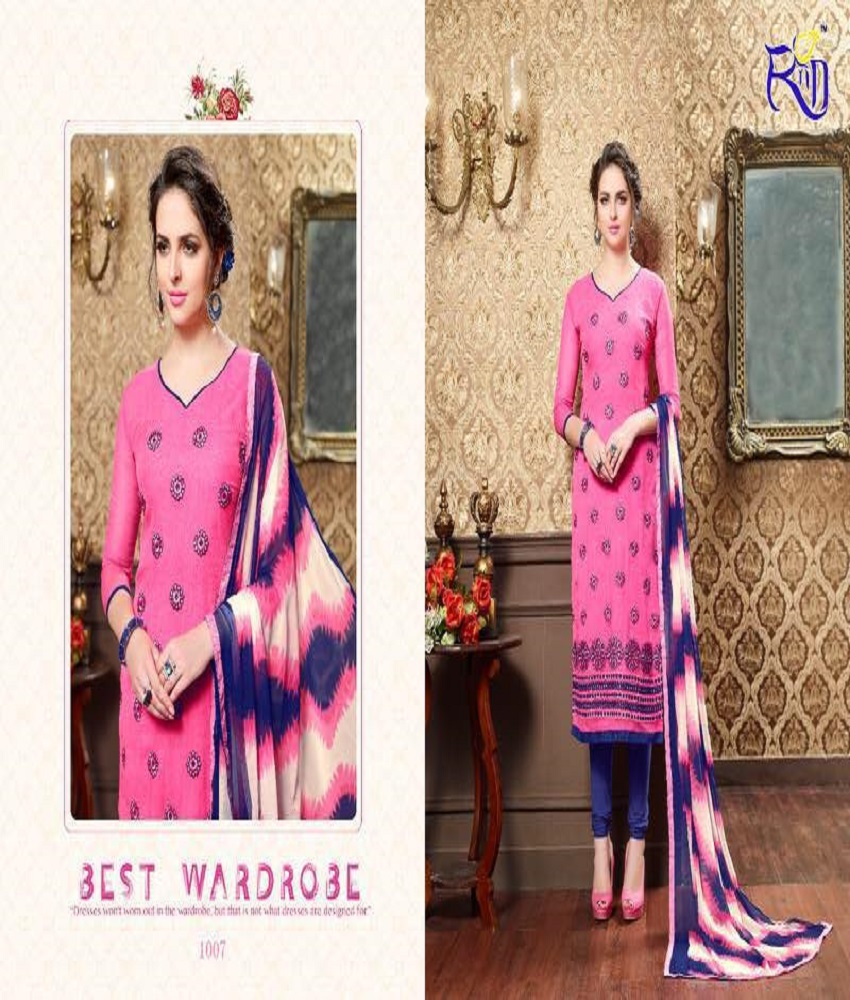 Havmor Georgette Embroidery Unstitched Suit 