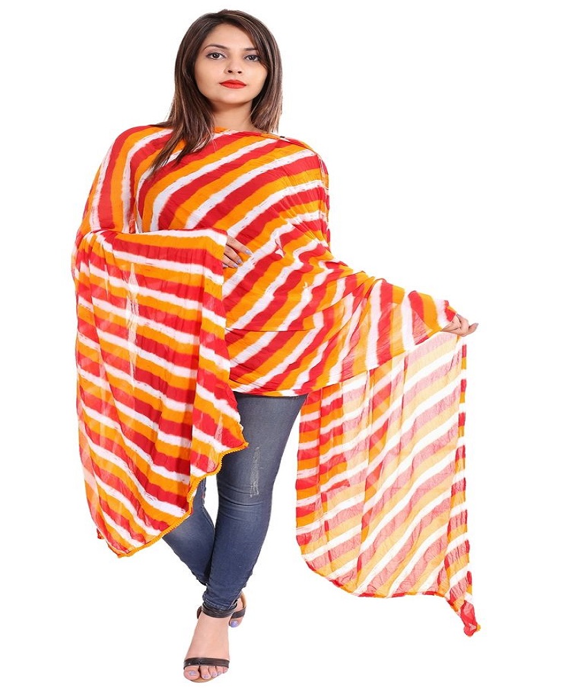 Nazneen Chiffon Tie And Dye Dupatta