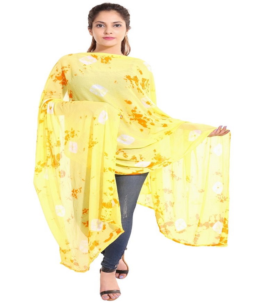 Nazneen Chiffon Tie And Dye Dupatta
