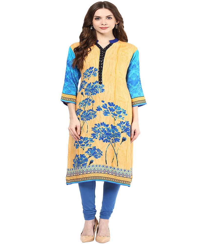 Lagi Brand Rayon Digital Printed Kurti
