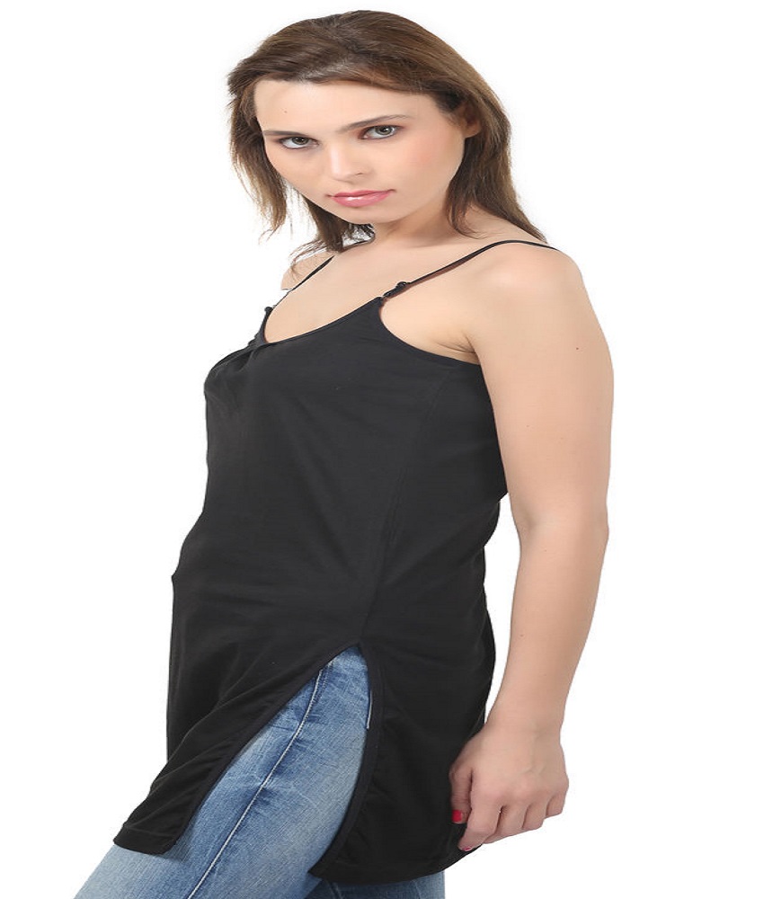 Bodycare Brand Black Cotton Camisoles