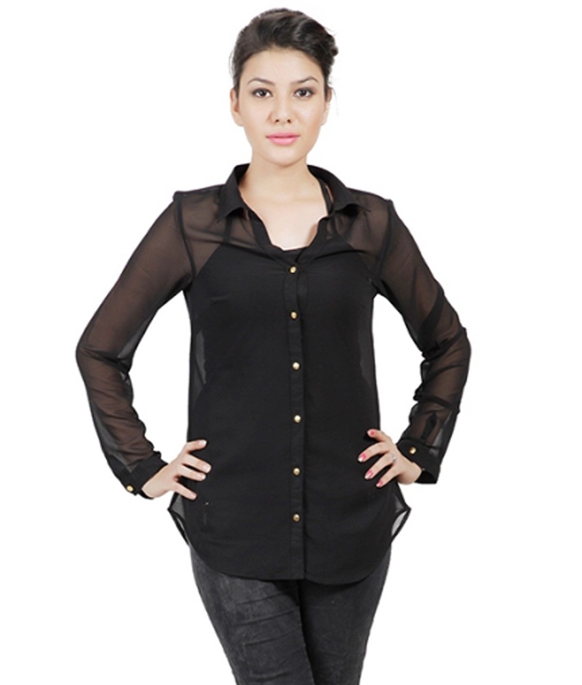 Sei Bello Poly Georgette Shirt