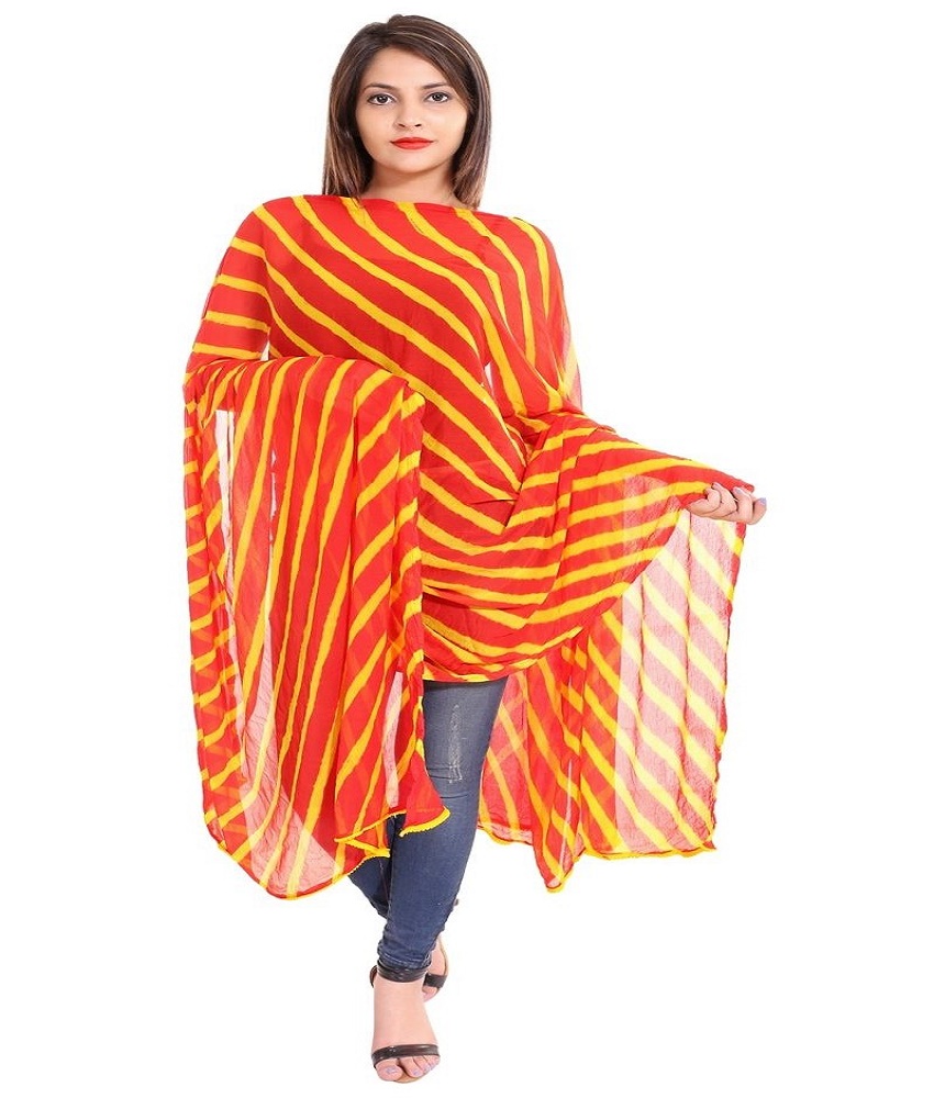 Nazneen Chiffon Tie And Dye Dupatta