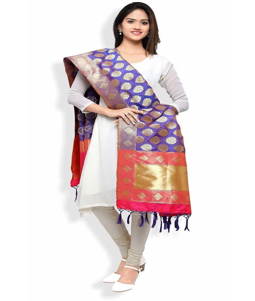 Art Silk Banarasi Dupatta
