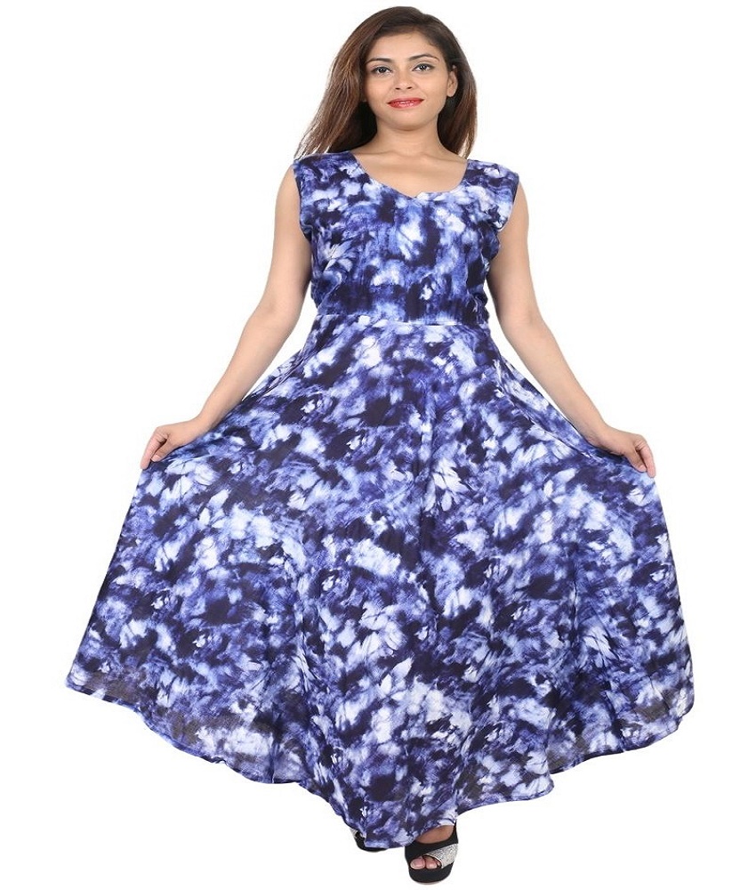 Rayon 120 Grm Tie And Dye Dress