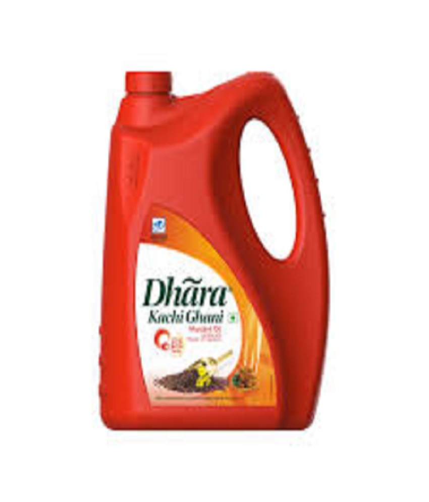 Dhara Mustard Oil Jar, 5 L