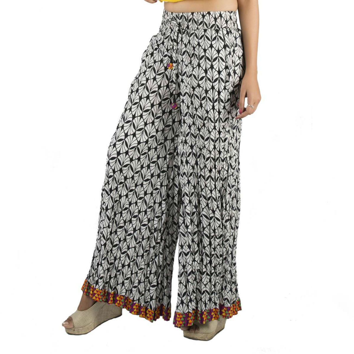 Cotton Printed Long Palazzo